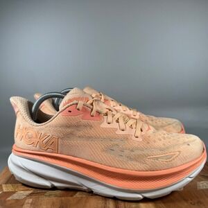 Hoka Clifton 9 Women's Running Shoes‎ Orange Size 10B Comfort